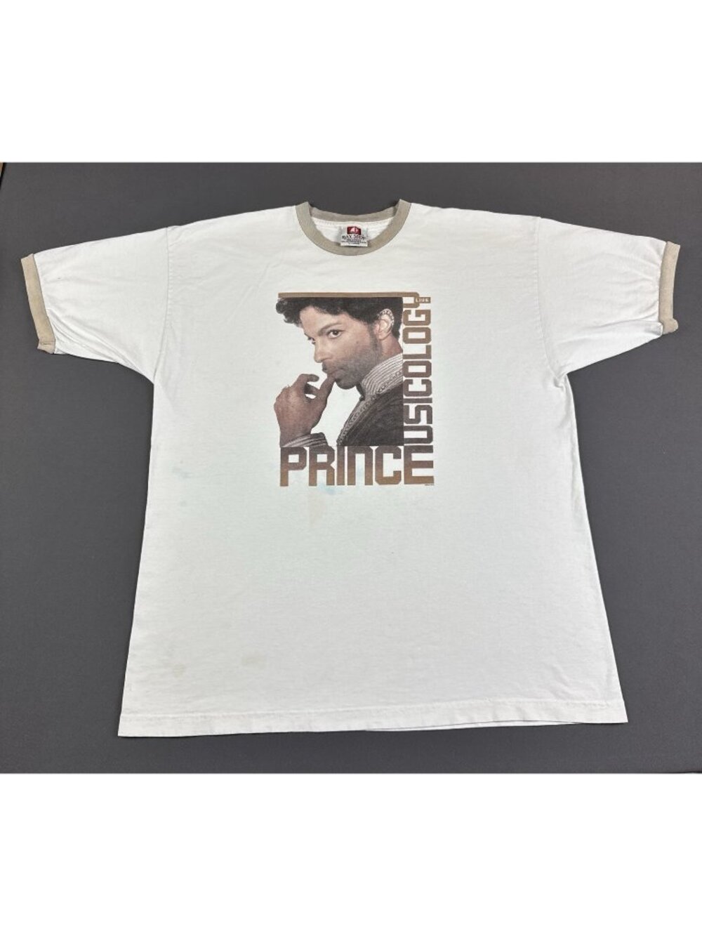 Rare Vintage Y2K Prince Musicology RNB Tee Live Ringer Album Tour Concert XL
